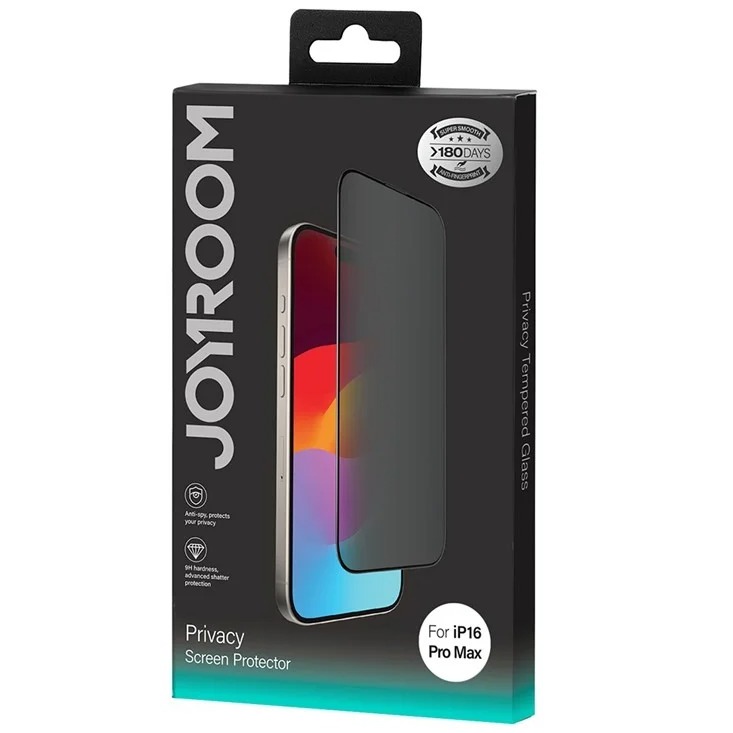 JOYROOM JR-MLG0283 FULL COVER PRIVACY GLASS SCREEN PROTECTOR FOR IP16 PRO MAX