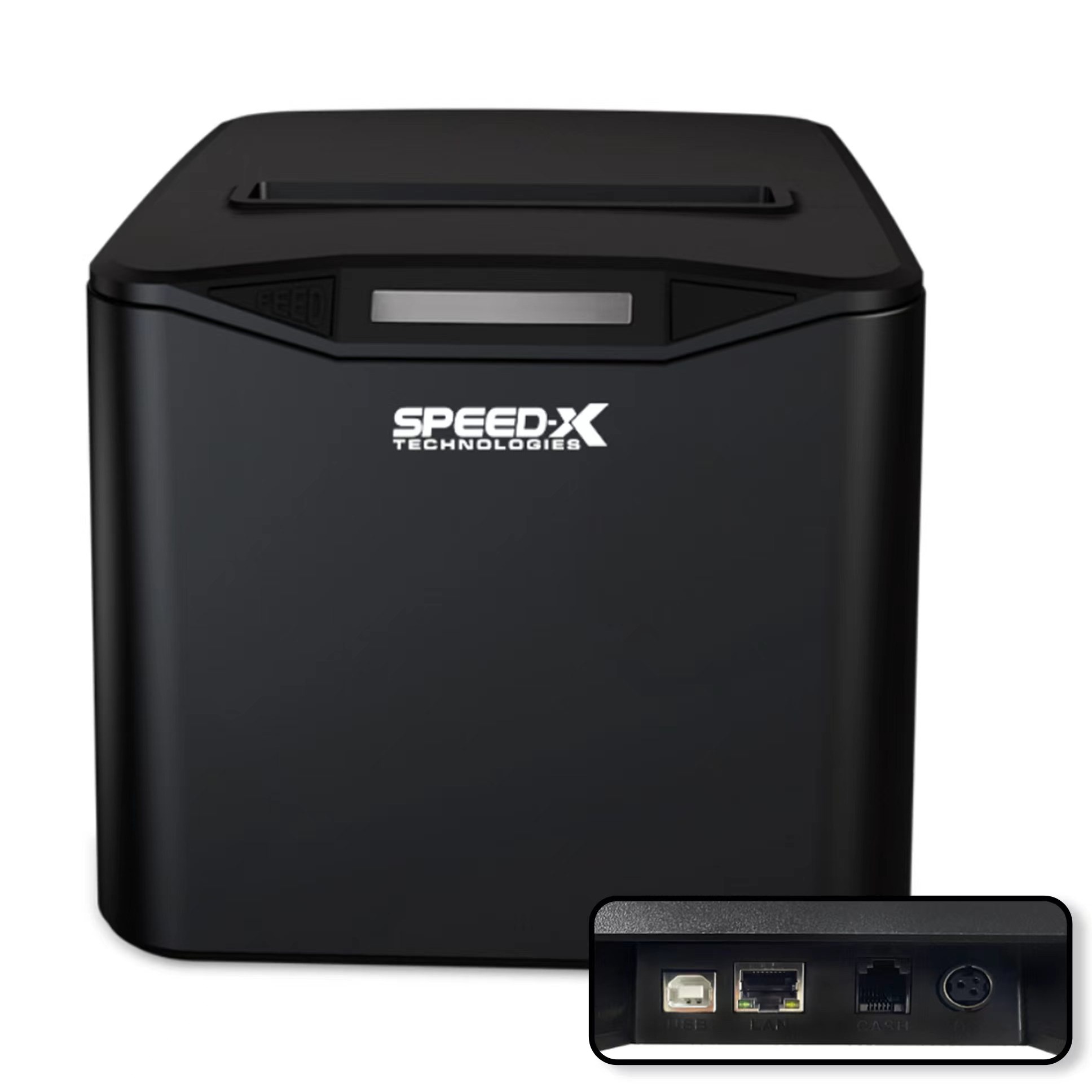 SPEED-X SP-210UL 80MM THERMAL RECEIPT PRINTER USB+LAN BLACK