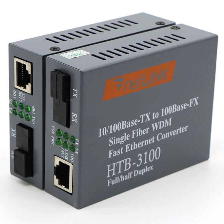 NETLINK HTB-3100 ETHERNET MEDIA CONVERTER 10/100 BASE